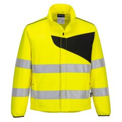 PW2 Workwear PW275 Yellow High Visibility Softshell Work Jacket