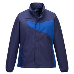 PW2 Workwear PW278 Navy Windproof Womens Softshell Work Jacket