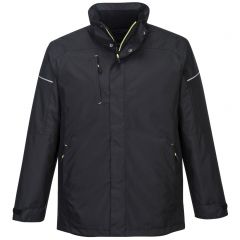 PW3 Workwear PW362 Black Water Resistant Quilt Lined Winter Jacket