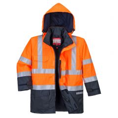 Portwest Bizflame Rain S779 Orange High Vis Multi Protection Jacket