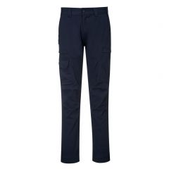 KX3 Workwear T801 Navy Slim Fitting Durable Cotton Cargo Trousers