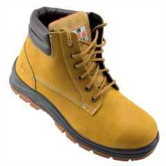 Unbreakable Comet Honey Nubuck Leather S1P SRC Unisex Safety Work Boots