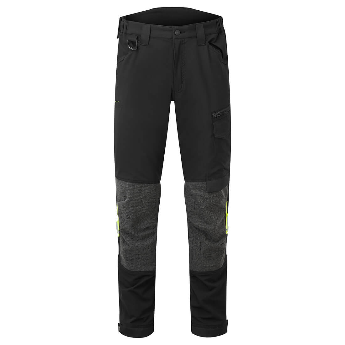 EV4 Workwear EV441 Black Slim Fit Stretch Service Work Trousers 40 Waist