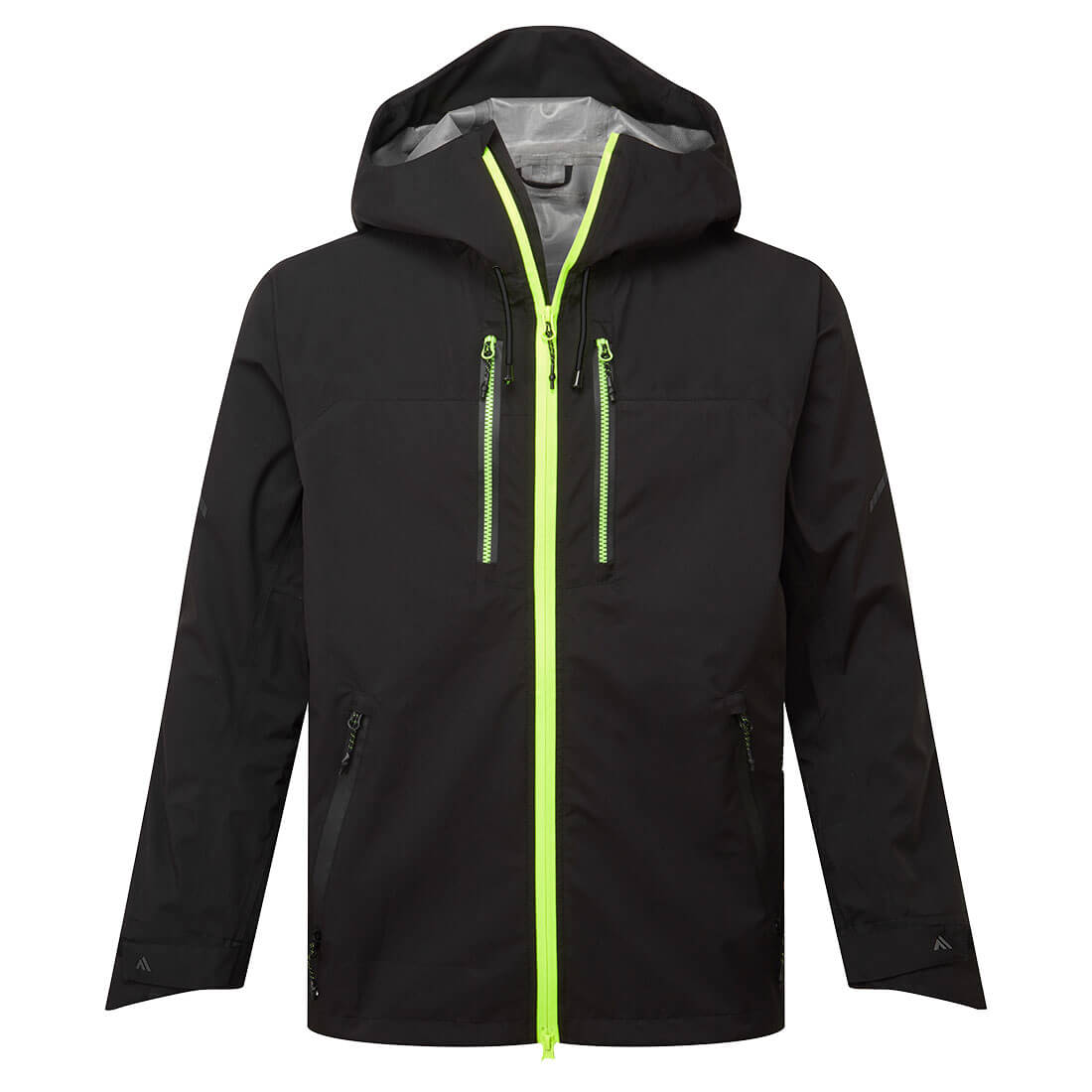 EV4 Workwear EV460 Black Waterproof And Windproof Shell Work Jacket Medium