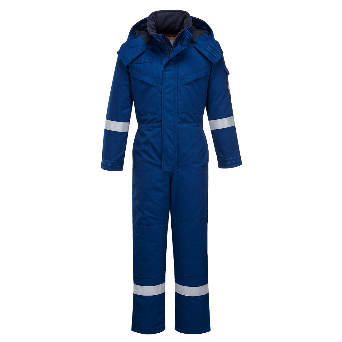 Portwest Bizflame Plus FR53 Blue FR Anti Static Winter Coverall Large
