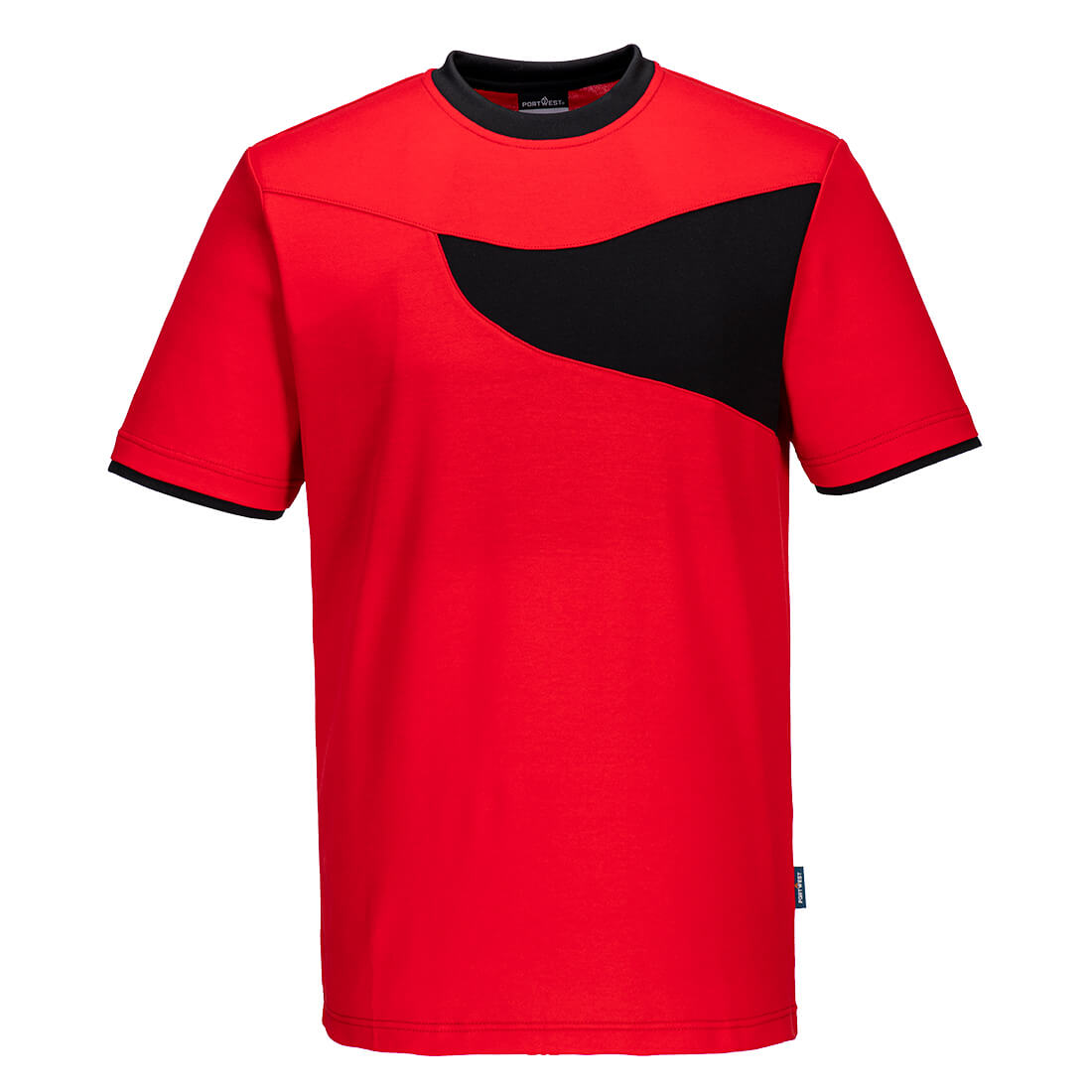 PW2 Workwear PW211 Red Cotton Comfort Short Sleeve Tee Shirt X Large