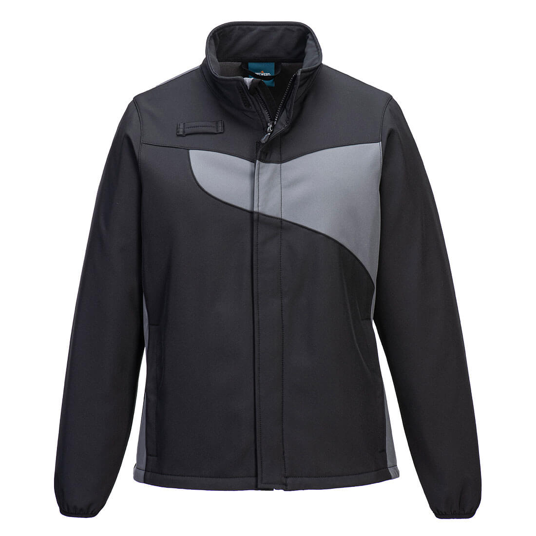 PW2 Workwear PW278 Black Windproof Womens Softshell Work Jacket Small
