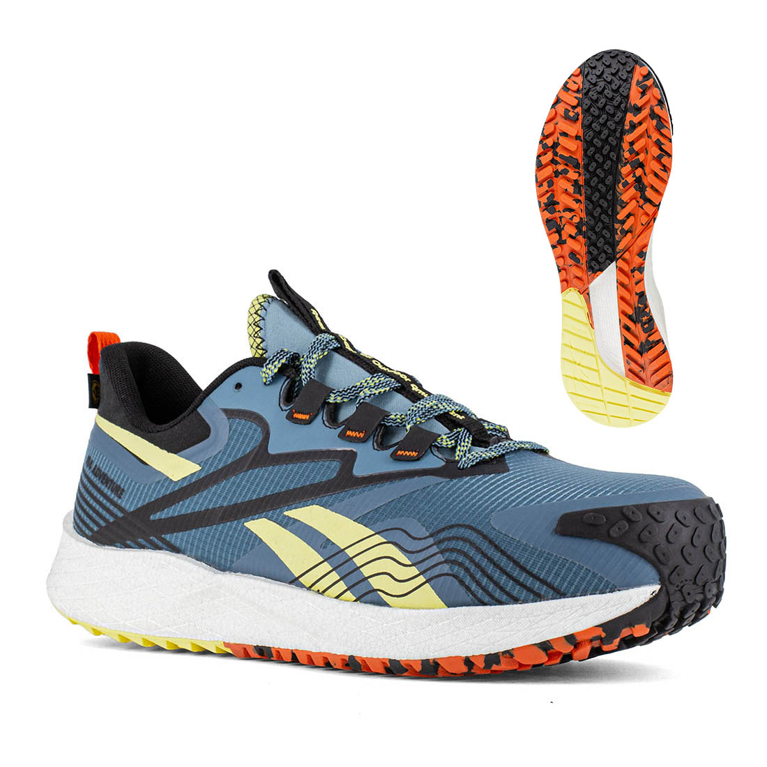 Reebok Safety FE4 Adventure Blue Metal Free Lightweight Safety Trainers UK 4