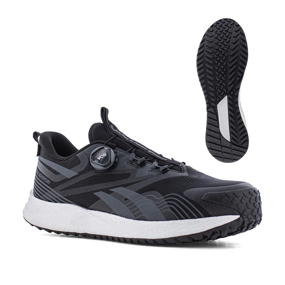 Reebok Safety FE4 Adventure Black BOA Metal Free Lightweight Safety Trainers UK 12