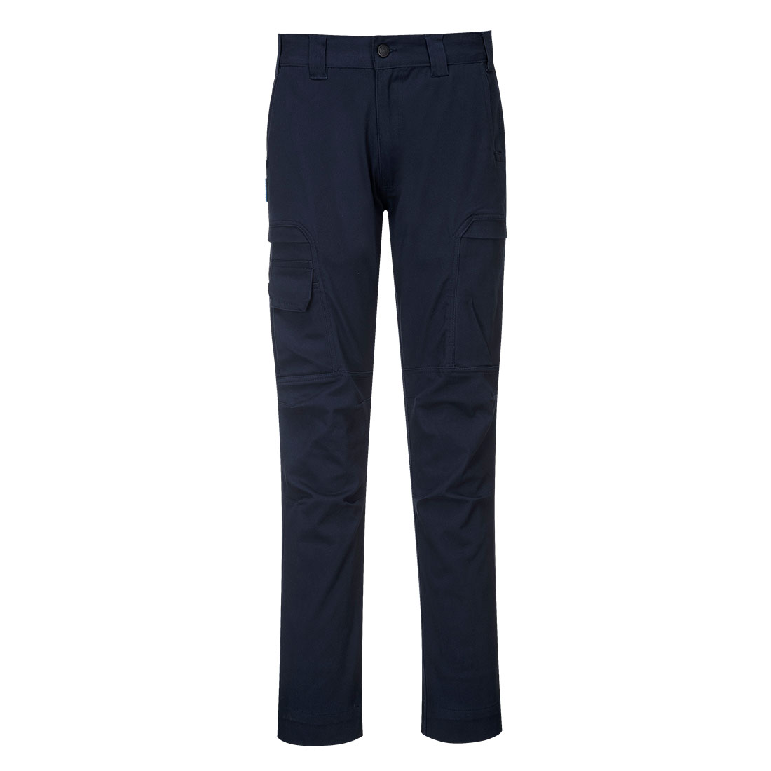 KX3 Workwear T801 Navy Slim Fitting Durable Cotton Cargo Trousers 48 Waist