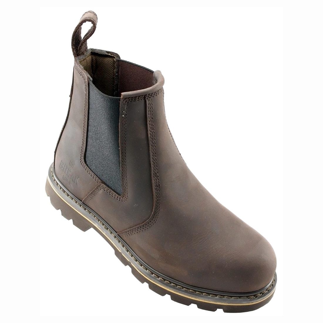 Unbreakable Highland Full Grain Crazy Horse Brown Leather Safety Dealers UK 12